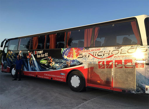 St. Nicholas Beach Watersports Bus Tranfer